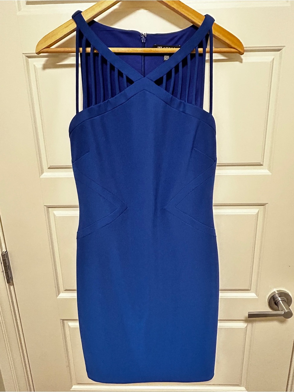 Guess Strapless Royal Blue Dress size 10